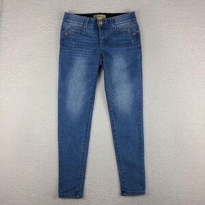 Democracy‎ Jeans Womens 6 Blue AB Technology Skinny Light Wash Denim